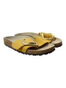 Γυναικείες Παντόφλες Birkenstock Madrid Κίτρινες Δερμάτινες Νο35