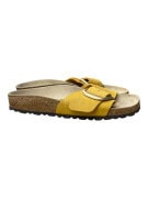 Γυναικείες Παντόφλες Birkenstock Madrid Κίτρινες Δερμάτινες Νο35