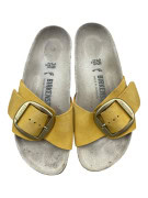 Γυναικείες Παντόφλες Birkenstock Madrid Κίτρινες Δερμάτινες Νο35