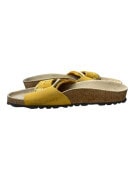 Γυναικείες Παντόφλες Birkenstock Madrid Κίτρινες Δερμάτινες Νο35