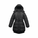 Γυναικείο Puffer Μπουφάν με Ζώνη Μαύρο M