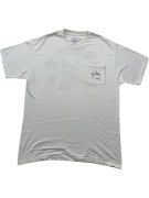 Guy Harvey T-Shirt Vintage Pocket Logo White Men’s L