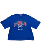 H&M T-SHIRT BROOKLYN 19 NEW YORK OVERSIZED ΜΠΛΕ UNISEX L