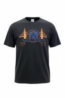 HANES GRAPHIC TEE VINTAGE FADED BLACK MENS PRE OWNED L