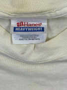 Hanes T-Shirt NASCAR Logo White Unisex XL