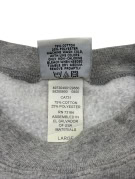 HARD ROCK CAFE FELPA GIROCOLLO RICAMATO GREY UNISEX PRE OWNED L