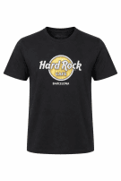 HARD ROCK CAFE T SHIRT GRAPHIC NERO UOMO PRE OWNED M
