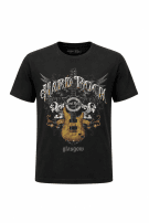 HARD ROCK CAFE GRAPHIC TEE RETRO BLACK MEN PRE OWNED M