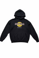 HARD ROCK CAFE HOODIE GRAPHIC ΜΑΥΡΟ UNISEX PRE OWNED L