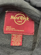 HARD ROCK CAFE HOODIE GRAPHIC BLACK UNISEX PRE OWNED M