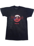 HARD ROCK CAFE ΚΟΝΤΟΜΑΝΙΚΗ ΜΠΛΟΥΖΑ GRAPHIC ΞΕΒΑΜΜΕΝΟ ΜΑΥΡΟ UNISEX PRE OWNED XS