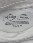 HARD ROCK CAFE ΜΑΚΡΥΜΑΝΙΚΗ ΜΠΛΟΥΖΑ GRAPHIC OFF WHITE UNISEX PRE OWNED M