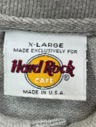HARD ROCK CAFE ΜΠΛΟΥΖΑ ΠΟΛΟ ΚΛΑΣΙΚΗ ΓΚΡΙ ΑΝΤΡΙΚΟ PRE OWNED XL