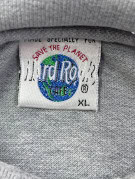 HARD ROCK CAFE POLO SHIRT CLASSIC EMBROIDERED GREY MENS PRE OWNED XL