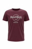 HARD ROCK CAFE T SHIRT GRAPHIC BORDEAUX MEN PRE OWNED M