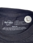 HARD ROCK CAFE T SHIRT GRAPHIC ΜΑΥΡΟ ΑΝΤΡΙΚΟ PRE OWNED L