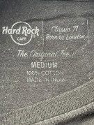 HARD ROCK CAFE T SHIRT GRAPHIC BLACK WOMENS PRE OWNED M
