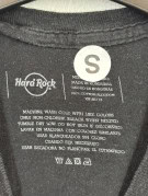 HARD ROCK CAFE T SHIRT GRAPHIC BLACK UNISEX PRE OWNED S