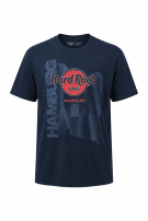 HARD ROCK CAFE T SHIRT GRAPHIC NAVY ΑΝΤΡΙΚΟ PRE OWNED L