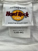 HARD ROCK CAFE T SHIRT MINIMAL ΑΝΟΙΧΤΟ ΓΚΡΙ ΑΝΤΡΙΚΟ PRE OWNED L