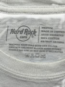 HARD ROCK CAFE T SHIRT MINIMAL GRIGIA UOMO PRE OWNED M