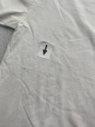 HARD ROCK CAFE T SHIRT MINIMAL OFF WHITE UNISEX PRE OWNED XXL