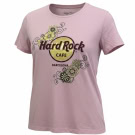 HARD ROCK CAFE T SHIRT MINIMAL ΡΟΖ UNISEX PRE OWNED L