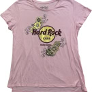 HARD ROCK CAFE T SHIRT MINIMAL ΡΟΖ UNISEX PRE OWNED L