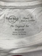 HARD ROCK CAFE T-SHIRT VENICE LOGO VINTAGE BIANCA DA DONNA MEDIUM