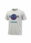 HARD ROCK CAFE GRAPHIC TEE VINTAGE LIGHT GREY UNISEX PRE OWNED S