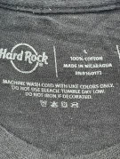 HARD ROCK T SHIRT GRAPHIC BLACK UNISEX PRE OWNED