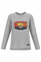 2010s HARLEY DAVIDSON GRAPHIC TEE ΡΕΤΡΟ ΓΚΡΙ ΑΝΤΡΙΚΟ PRE OWNED M