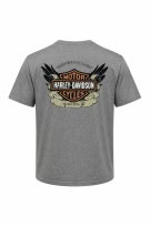HARLEY DAVIDSON GRAPHIC TEE VINTAGE ΓΚΡΙ ΑΝΔΡΙΚΟ PRE OWNED M