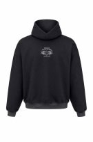 HARLEY DAVIDSON FELPA CON CAPPUCCIO GRAPHIC NERO UOMO PRE OWNED S