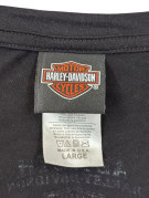HARLEY DAVIDSON ΜΠΛΟΥΖΑ SPELL OUT ΜΑΥΡΗ ΓΥΝΑΙΚΕΙΟ PRE OWNED L