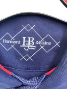 HARMONT & BLAINE JEANS ΜΠΛΟΥΖΑ POLO CASUAL ΜΙΚΡΟΣΧΕΔΙΟ ΜΠΛΕ UNISEX XL