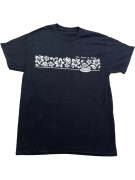 HAWAII THE LAND OF ALOHA T-SHIRT FLORAL PRINT ΜΑΥΡΟ UNISEX L
