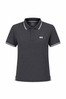 HELLY HANSEN POLO SHIRT MINIMAL CHARCOAL MEN PRE OWNED XL
