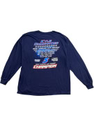 HENDRICK MOTORSPORTS ΜΠΛΟΥΖΑ ΜΑΚΡΥΜΑΝΙΚΗ KYLE LARSON 2021 CHAMPION ΜΠΛΕ XL