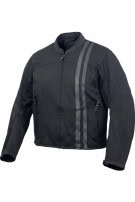 HIGHWAY 21 MOTORCYCLE JACKET MINIMAL BLACK MENS PRE OWNED M
