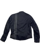 HIGHWAY 21 MOTORCYCLE JACKET MINIMAL BLACK MENS PRE OWNED M