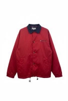 HILFIGER ATHLETICS GIACCA ANTIVENTO VINTAGE SPORTSWEAR ROSSA UOMO PRE OWNED XL