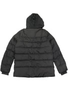 HILFIGER DENIM GIACCA PUFFER UOMO CON CAPPUCCIO E PELLICCIA GRIGIA - M