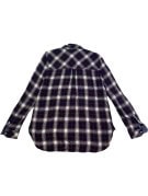 HILFIGER DENIM ΚΑΡΟ ΠΟΥΚΑΜΙΣΟ ΚΛΑΣΙΚΟ NAVY ΓΥΝΑΙΚΕΙΟ PRE OWNED L