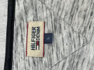 Y2K HILFIGER DENIM POCKET T SHIRT MINIMAL GREY WOMEN PRE OWNED L
