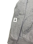 HILFIGER DENIM ZIP HOODIE SPORTSWEAR GRAPHIC ΓΚΡΙ ΑΝΤΡΙΚΟ PRE OWNED L