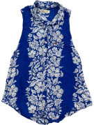 HOLLISTER ΑΜΑΝΙΚΟ ΠΟΥΚΑΜΙΣΟ FLORAL ΜΠΛΕ ΓΥΝΑΙΚΕΙΟ PRE OWNED S