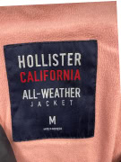 Hollister California All-Weather Μπουφάν Hooded Casual Μαύρο Γυναικείο M