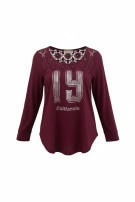 HOLLISTER ΜΑΚΡΥΜΑΝΙΚΗ ΜΠΛΟΥΖΑ GRAPHIC ΜΠΟΡΝΤΟ ΓΥΝΑΙΚΕΙΟ PRE OWNED S