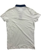HOLLISTER Polo Shirt Classic Logo Λευκό με Μπλε Γιακά Γυναικείο S
